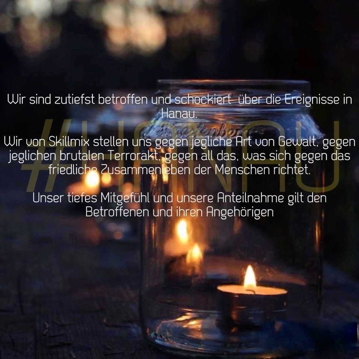 „Rassismus ist ein Gift, Hass ist ein Gift.“ - Angela Merkel. #prayforhanau #hanau #noracism #nohate #onenation #oneworld 🙏🏼✨