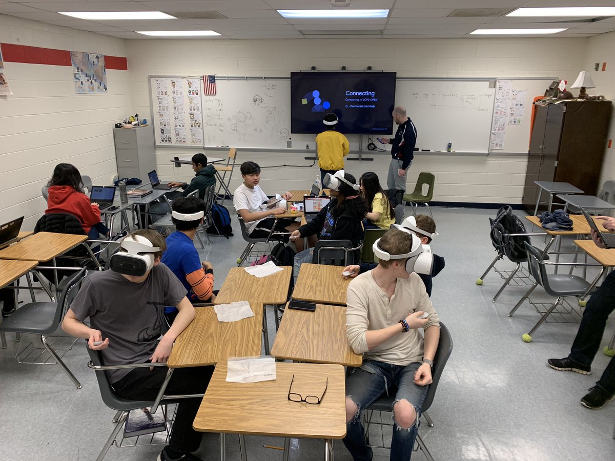 Huge shoutout to <a href="/SterlingLatin/">P. Charlie Walsh</a> for pioneering the first <a href="/Park_View_HS/">PVHS</a> use of VR