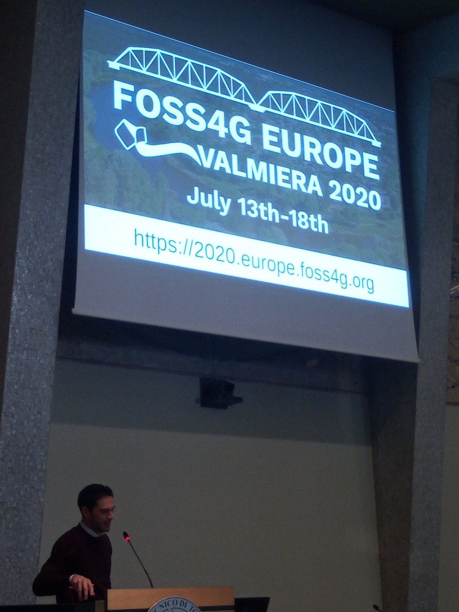 alesarrett's tweet image. At #FOSS4G_IT2020 @MarcoMinghini  presents the next European #FOSS4G at Valmeira on July 13-18