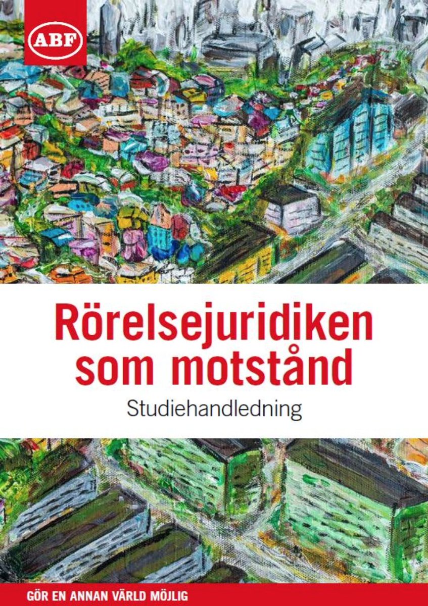 Nu kan alla som vill ha en studiecirkel i #rörelsejuridik! Tack vare @abfsverige som har tagit fram en studiehandledning.