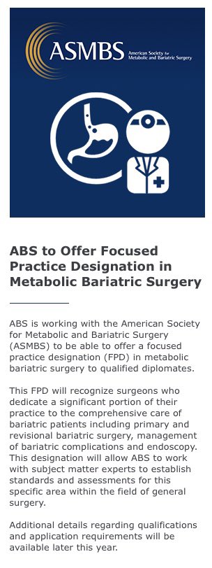 Jaime Ponce MD (@jaimeponcemd) on Twitter photo When I was <a href="/ASMBS/">ASMBS</a> President (2013), our vision: pursue our specialty recognition within mainstream Surgery [described 👇my presidential address soard.org/article/S1550-… ...thanks <a href="/AmBdSurg/">American Board of Surgery</a> for accepting <a href="/ninhngu28838856/">ninh nguyen</a> as our representative and the Focus Designation Certification When I was <a href="/ASMBS/">ASMBS</a> President (2013), our vision: pursue our specialty recognition within mainstream Surgery [described 👇my presidential address soard.org/article/S1550-… ...thanks <a href="/AmBdSurg/">American Board of Surgery</a> for accepting <a href="/ninhngu28838856/">ninh nguyen</a> as our representative and the Focus Designation Certification