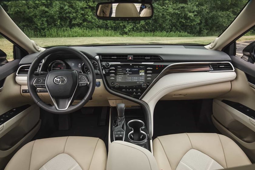 The 2020 Toyota Camry Hybrid exceeds expectations with the quality of the interior. bit.ly/382TIra.