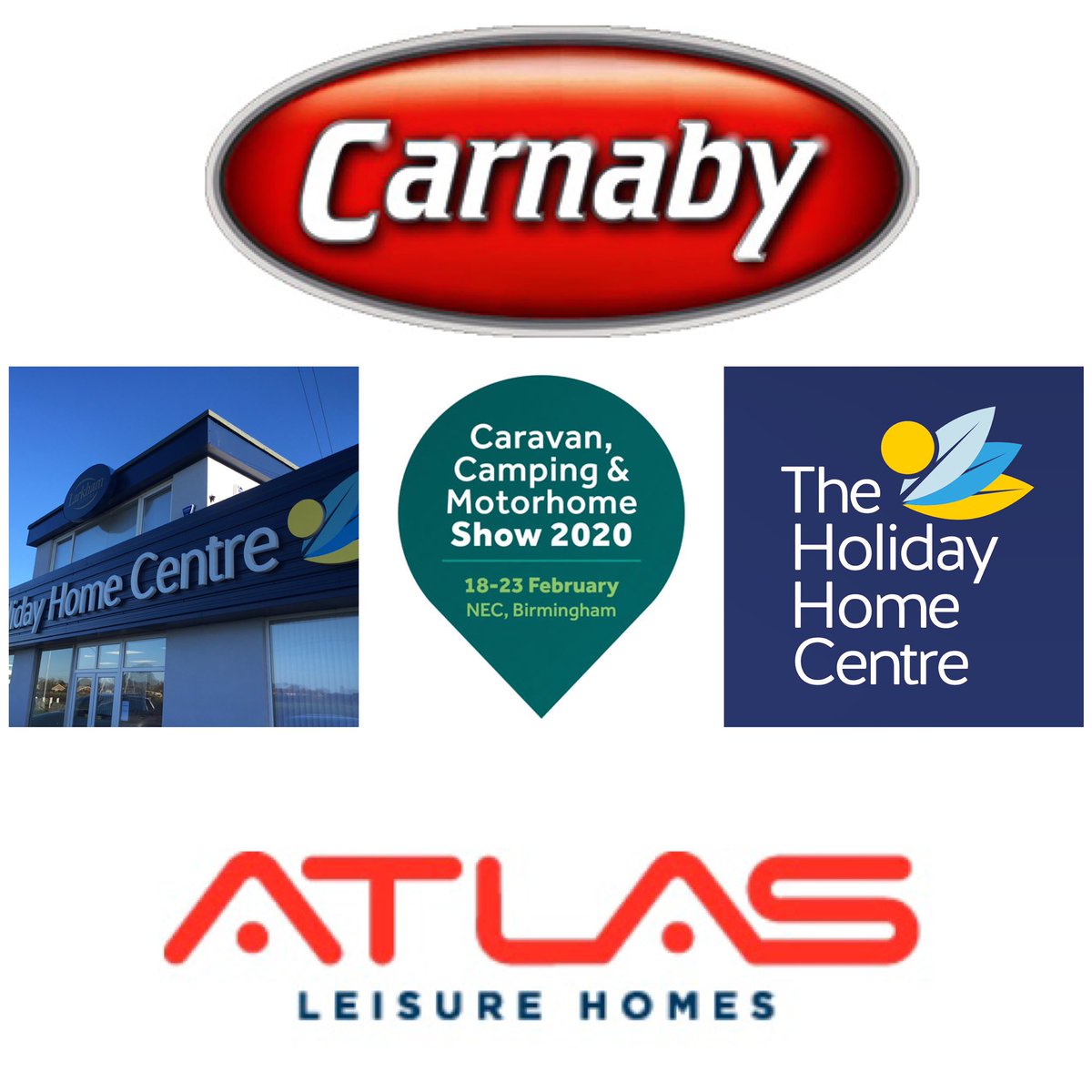 If you’re heading over to the camping and caravan show at the @neccaravanshows in Birmingham then feel free to head over to <a href="/CarnabyCaravans/">Carnaby Caravans Ltd</a> &amp; @atlaslh and say hello! We’ll have our expert staff on hand to talk to you about all the amazing caravan parks across Yorkshire #NEC