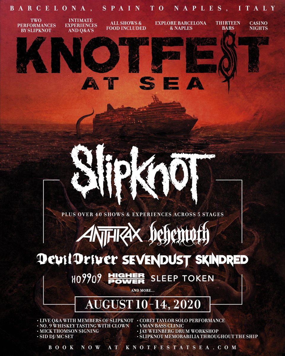 Knotfest At Sea Knotfestatsea Twitter