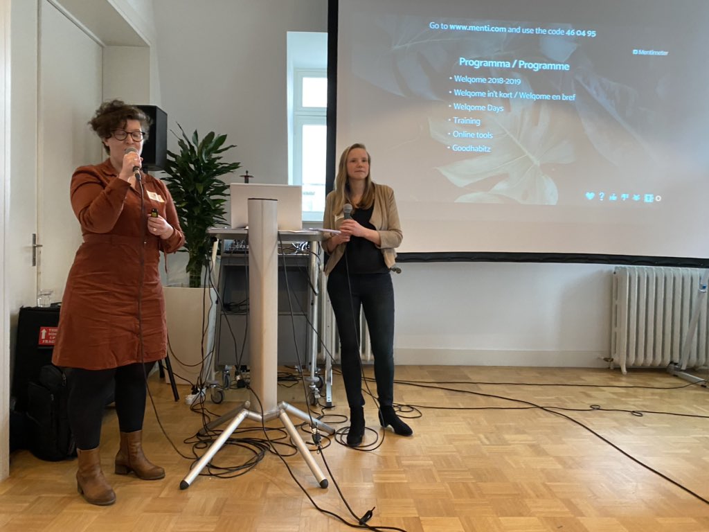 Vandaag lanceerden we met het hele team @VFUFFI #Welqome 2.0 in Brussel. Een nog ambitieuzer jongerenproject dan het vorige: 5000 jongeren bereiken op 2 jaar. Knap gedaan @LeilaVDM, Jill en alle andere collega’s. 👏🏻