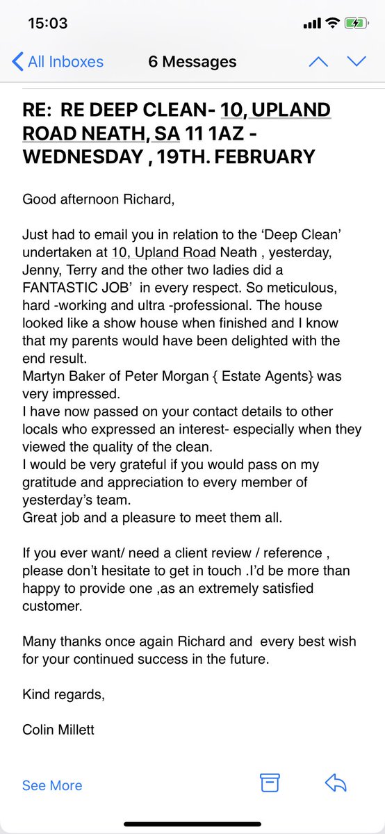 Fantastic feedback off one of our latest clients. For all your cleaning needs -

W - iklean-LTD.co.uk
E - enquires@iklean-LTD.co.uk