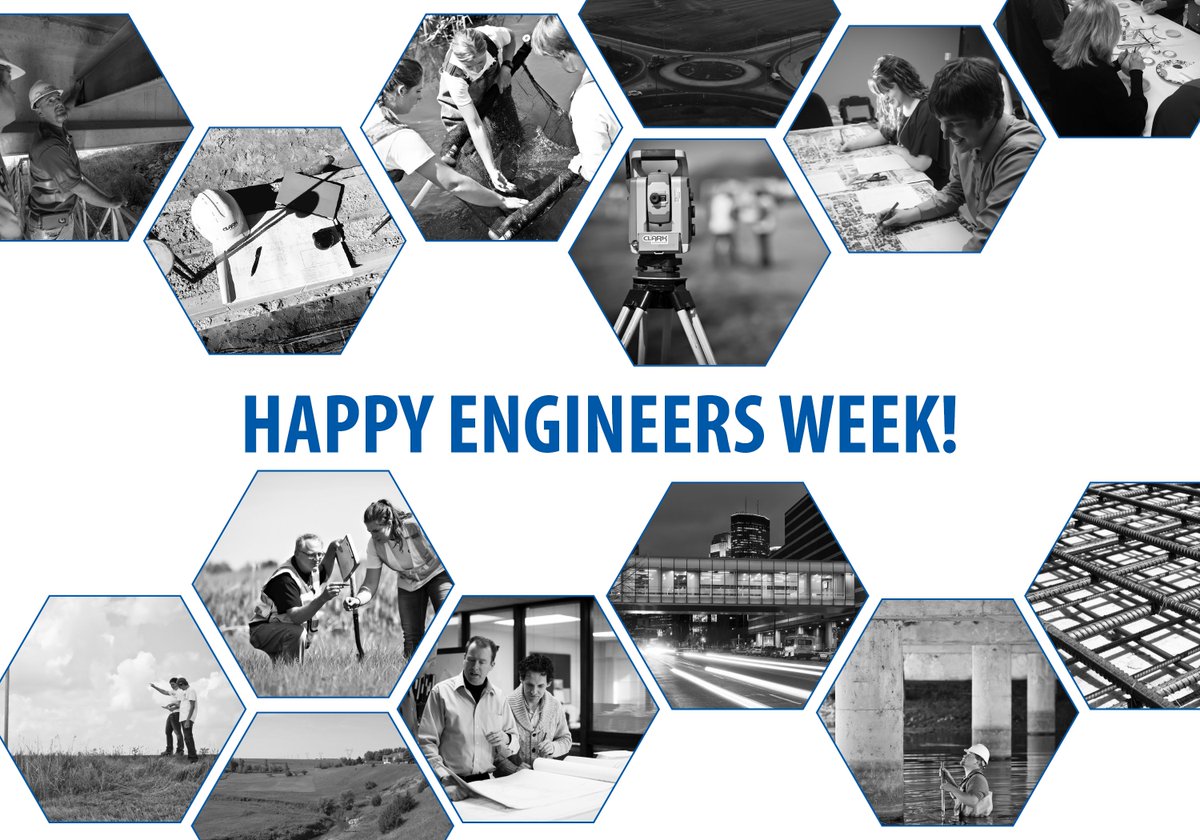 ClarkEngCorp's tweet photo. #Eweek2020! Thank you to all of our engineers who continue to strive to be a trusted partner with clients around the world. https://t.co/KZjvk1Si3g