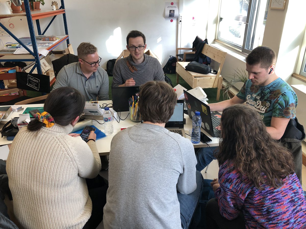 VHJoeri's tweet photo. Laatste loodjes! #finaliseren #morgenVerdedigen #IPproject #HOGENT #EHB #UPCT #KareliaUAS #InHolland https://t.co/eXcIPKlDHP
