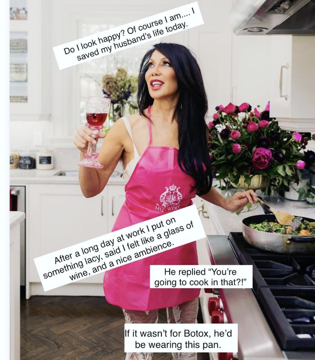 AnnKaplan_OwnIt's tweet image. #workingwomansdilemma A big shout-out to allergan aesthetics for the peace, calm and tranquility attributed to many years of wedded bliss.
#balancinglife #cookingforhusband #enjoyingdinner #idontneedrestaurants #howtolookhappy #allthetime