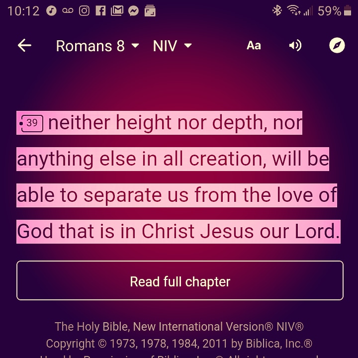 NIKKIZSTREETS's tweet image. #romans839 #youversionbibleapp