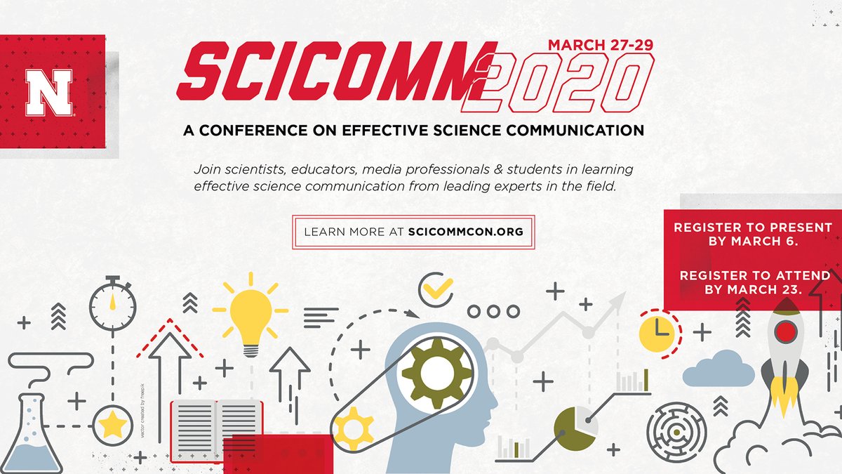 unlcas's tweet photo. #SciComm2020, a three-day conference on effective science communication, is March 27-29 and includes:
๐งช Three workshops
๐งช Talks, including keynote speeches by Christopher Volpe and Andrew Revkin
๐งช Film festival
Register by March 23. https://t.co/51eESTKvOp
@unl_scicomm https://t.co/apDDOyQrWq