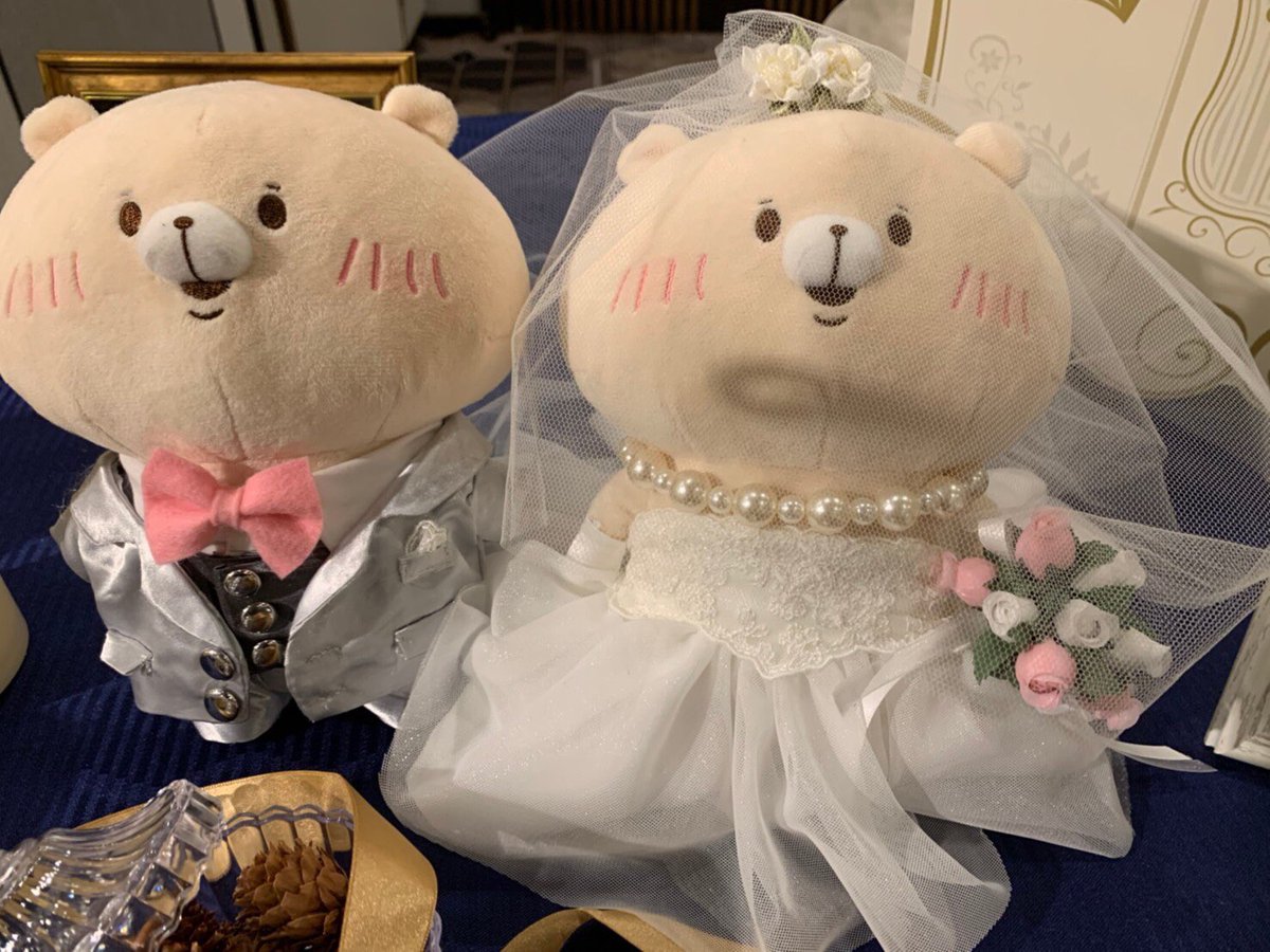 ともだちはくま ウエディング ぬいぐるみ