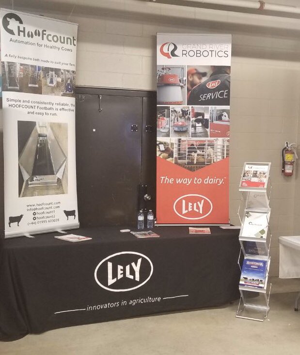 GRRobotics's tweet photo. Make sure to stop by our booth @SWODSdairy in Woodstock today for all things @DairyRobot @hoofcount & @DairyPowerEquip! #SWODS2020 https://t.co/sTIbbLDzKV