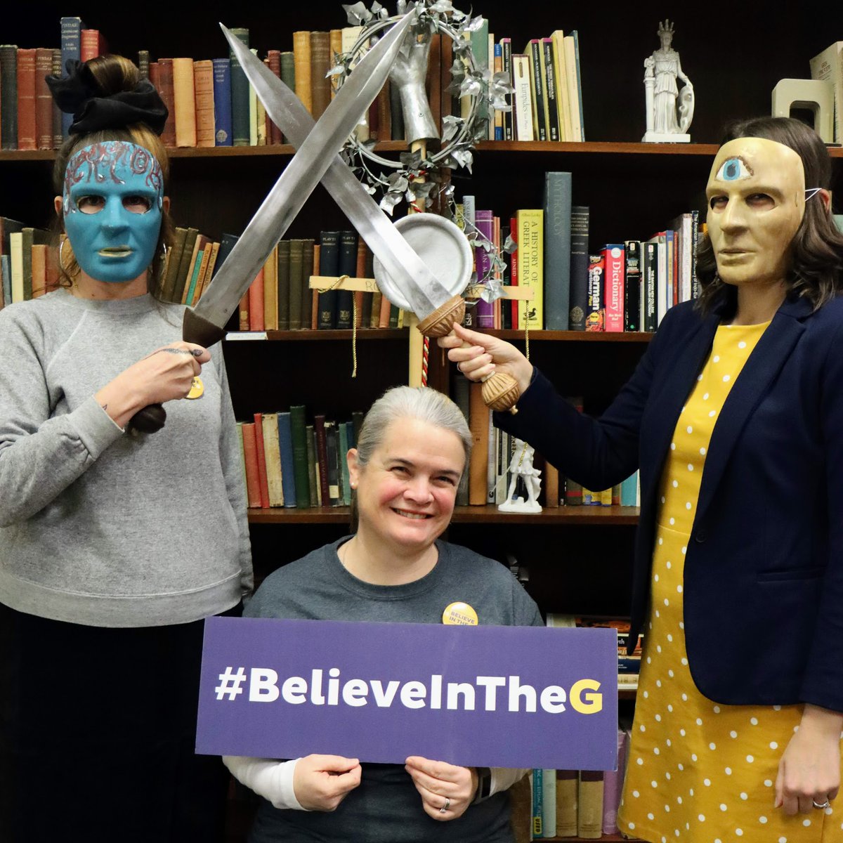 UNCG Classical Studies is putting an ancient spin on #BelieveintheG day! Consider donating to support our fabulous students here: bit.ly/38L37nM 🏦🏺
<a href="/UNCG/">UNCG</a> <a href="/UNCG_CAS/">UNCG College of Arts & Sciences</a> <a href="/JZK60/">John Z. Kiss</a>