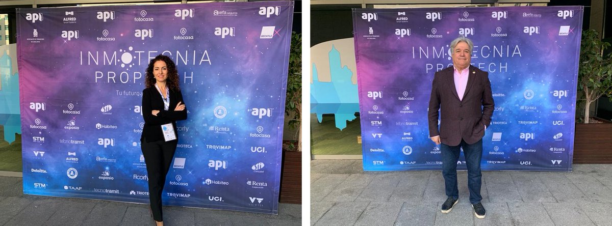 ¡FIABCI España ha estado hoy presente en el Foro #InmotecniaProptech! Ramon Riera, presidente, y Mercedes Blanco, vicepresidenta primera, han tomado buena nota de las últimas tendencias en tecnología en #RealEstate ✍️