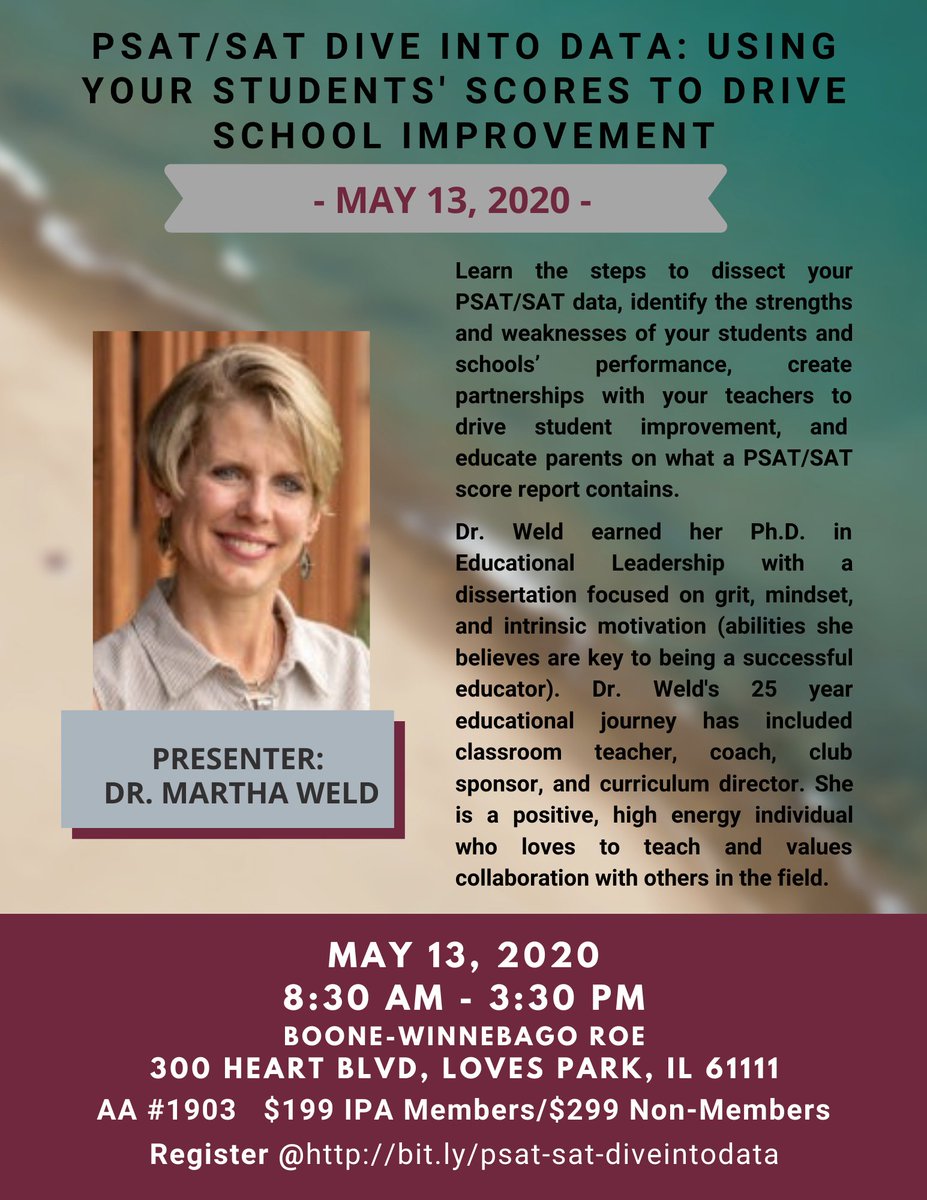 BWROE4's tweet photo. Dr. Martha Weld May 13, 2020 in Loves Park - presented by @BWROE4 &amp; @ilprincipals  To Register: https://t.co/PO1D4ch8NB   #ROE4learning  #academylearning https://t.co/O1mYa1hnc8