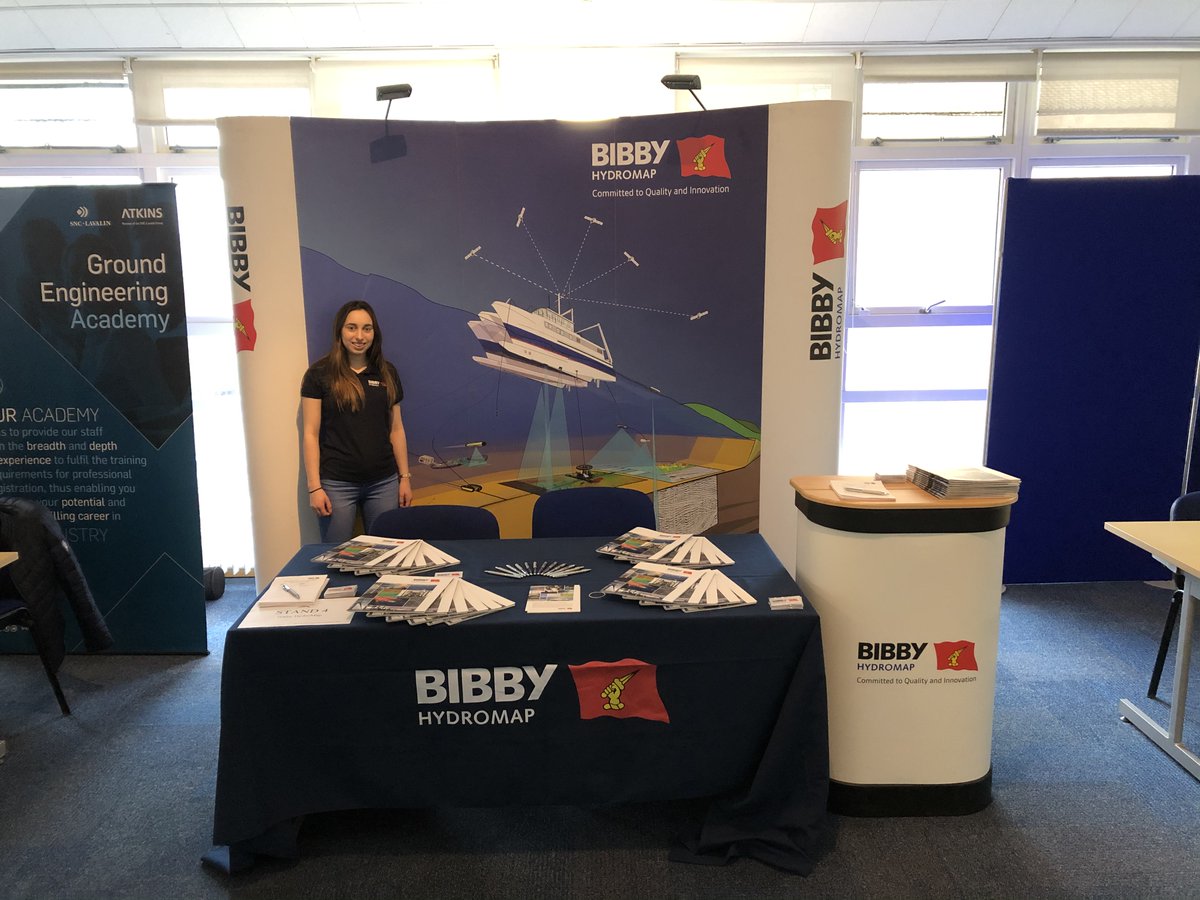 Today we are at Southampton University Careers Fair <a href="/OceanEarthUoS/">OceanEarthUniSoton</a>. If you're interested in a career in Hydrography then say hi! #oescareers #university #fair