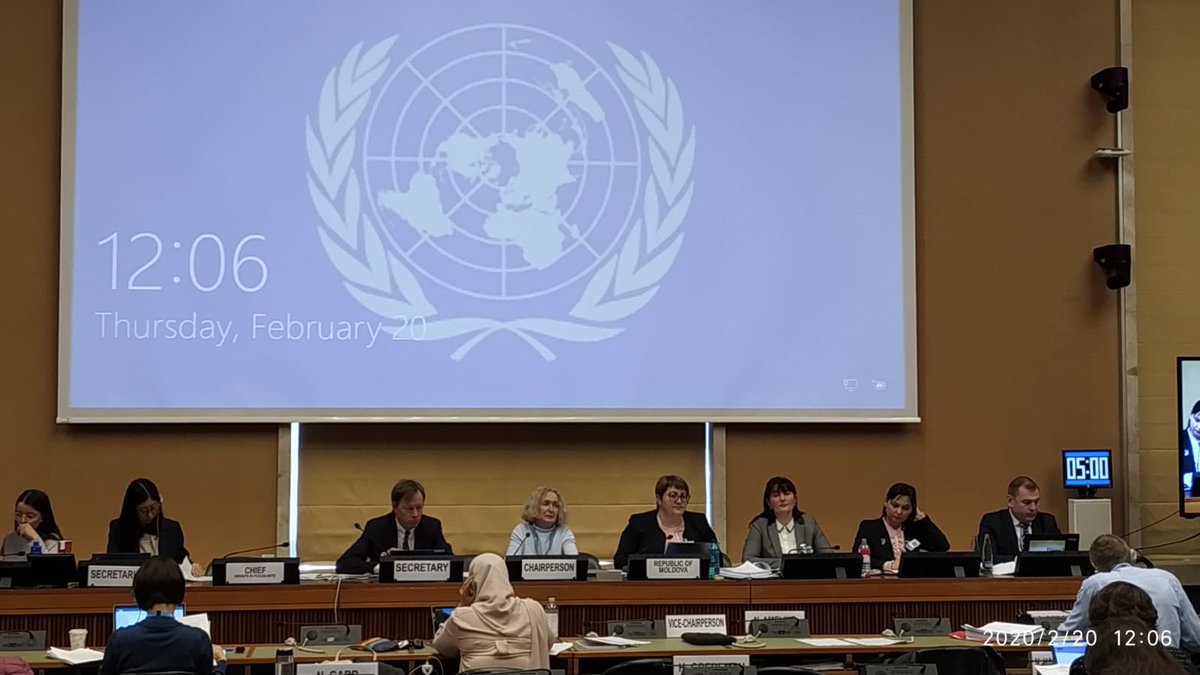 MoldovainGeneva's tweet photo. The Republic of Moldova has presented today its 3rd periodic report on the situation of women’s rights in Moldova during the #CEDAW75 session. We are committed to promote gender equality and empowerment of women and improve opportunities for girls & women in 🇲🇩 https://t.co/T8IlOdYWDZ