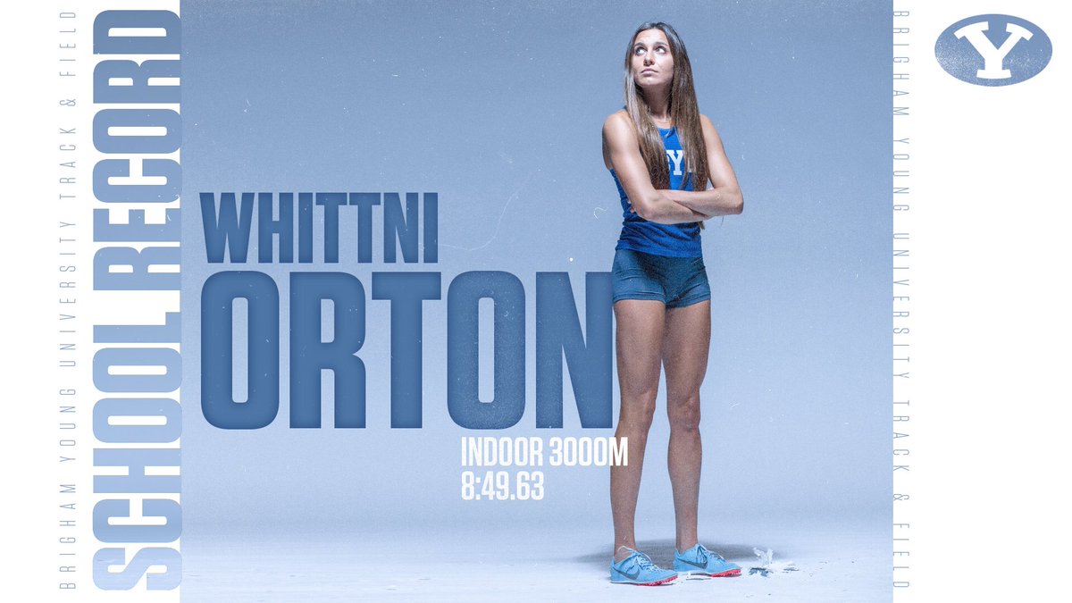 🚨ICYMI: <a href="/whitorton13/">Whittni</a> broke her 3️⃣rd individual record this past weekend at the Husky Classic😱🙌🏽

Catch Whittni talking about her 🔥 indoor season on <a href="/BYUSportsNation/">BYUtv Sports Nation</a> today at 10:40 a.m.🎥
#BYUTF #GoCougs #BYU