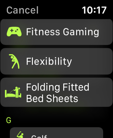 I have proposals for watchOS 7 workouts