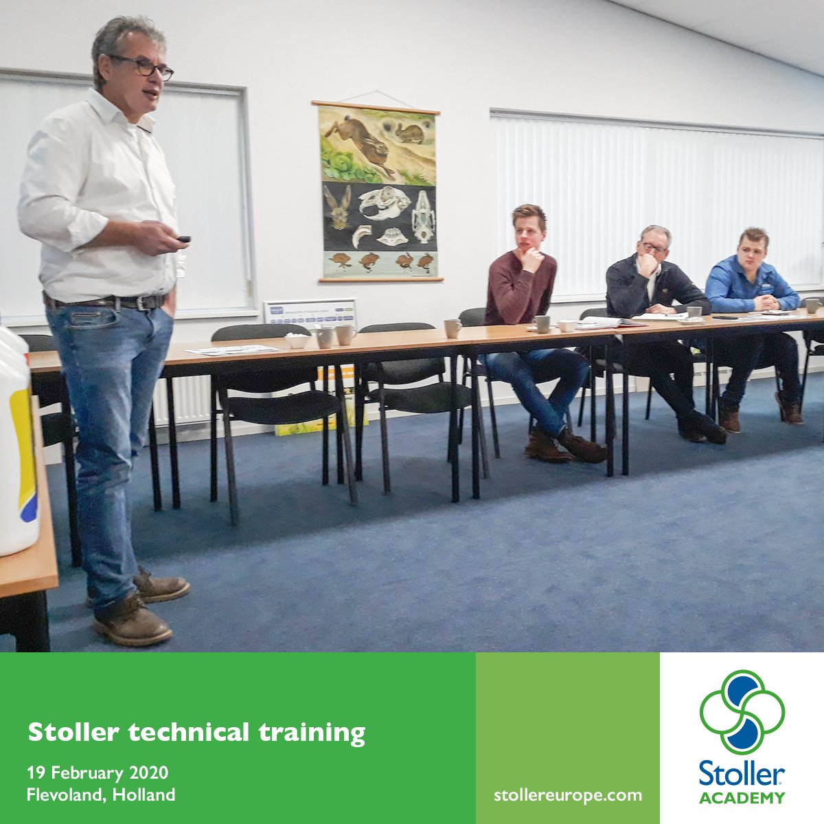 StollerEurope's tweet photo. Stoller Europe team has been present in a technical training in Holland together with Aegten, our distributor in Benelux, where Stoller solutions for potato and onion crops were presented.

#ThisIsStoller #ThisIsCustomer #StollerAcademy https://t.co/CUM2dzCHSg
