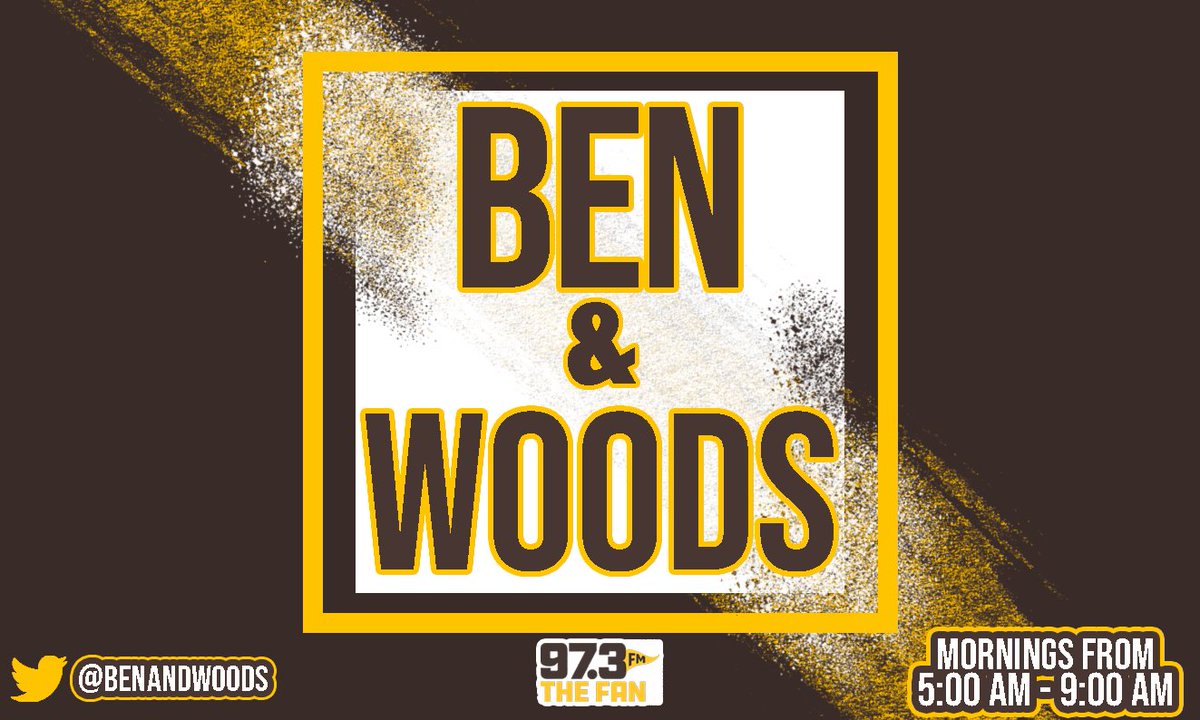973TheFanSD's tweet photo. Thursday's @BenAndWoods show:

Hour 1: LOTS of Ben Flubs...you're welcome

Hour 2: #Aztecs with ESPN's @JayBilas + #TheReindlReport 

Hour 3: Jayce Tingler audio + Don't Do This

Hour 4: #Padres with @heyscan

LISTEN: https://t.co/I8bQBKlV6A https://t.co/0X3n0xW1Ru