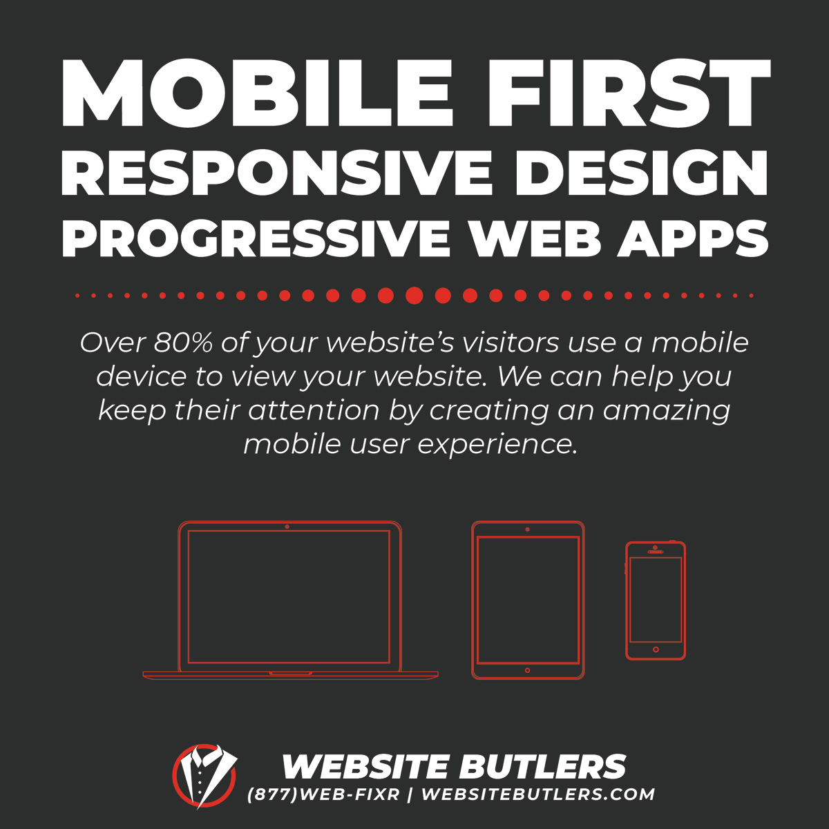 ButlersWebsite's tweet photo. Is your website equipped to handle the modern web user? Google has moved into mobile first indexing, most of your visitors use mobile devices. Contact Website Butlers for a free website analysis!

#mobilefirst #webdesign #webdevelopment

https://t.co/AWPlkml1Kz https://t.co/OJ5flRU9Hg