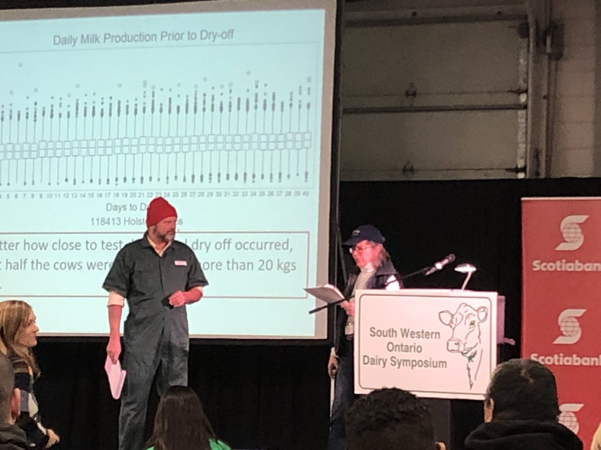 NatNewby1's tweet photo. First up Drs Godkin and Kelton and #openthediscussion on selective dry cow therapy. https://t.co/XGQAVZWsJ3 @GodkinAg #PrudentUse #talktoyourvet #PreventionWorks #SWODS2020 https://t.co/gl3fny0VK1