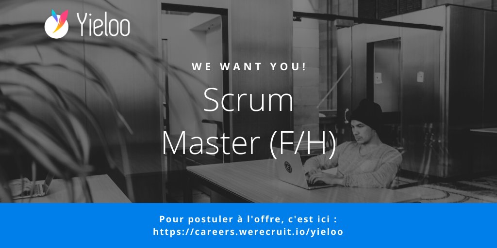 intraknow's tweet photo. [#Recrutement]  #Yieloo recrute un(e) Scrum Master pour renforcer son équipe technique👨‍💻👩‍💻Rejoins-nous vite 👉
https://t.co/QHNzXu4iDV
 #scrum #agilité #Rennes #logiciel #LeanStartup https://t.co/r7spnnRTF7