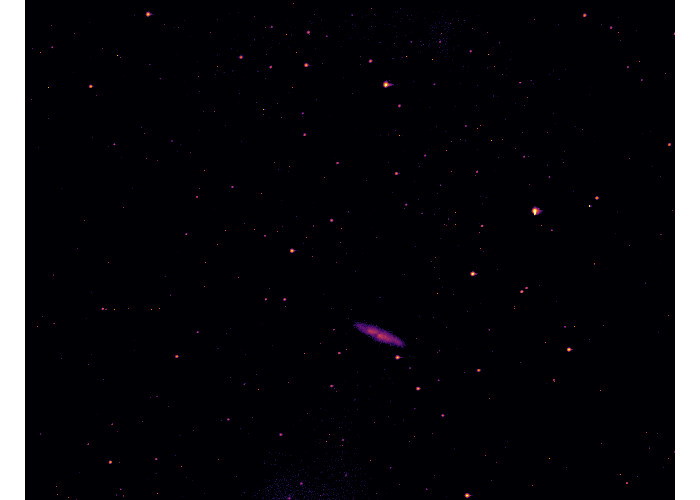 cahall_obs's tweet photo. Colin Fallon's creative processing take on M82 RGB processing.  Data captured with @MicroObs data #AstrophotoChallenges, https://t.co/zPXjjpkU6r