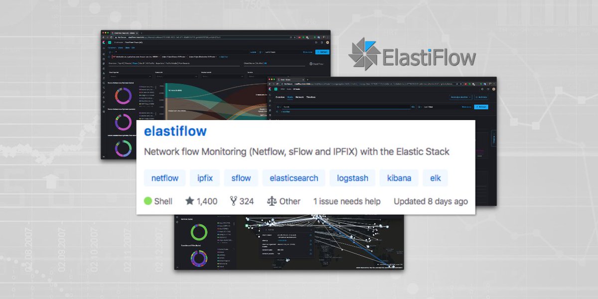 robcowart_com's tweet image. Yesterday #elastiflow hit 1400 stars on GitHub... WOW! Who would have thought that what started as a weekend experiment would become appreciated by so many users? Thanks to everyone who uses and supports the project! github.com/robcowart/elas…