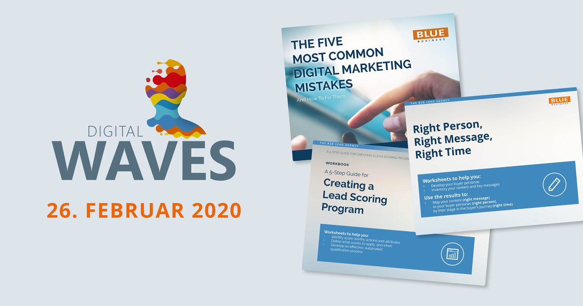 BlueBusinessDK's tweet photo. Vi har lige talt med Marlene Thomsen fra Instituttet. Til Digital Waves i næste uge deler hun sine do’s and don’ts indenfor research baseret content og leadgenerering. Så benyt chancen for at blive inspireret af hende og grib en af de sidste pladser her  https://t.co/icGSS9RpTf https://t.co/BatvdaskgB