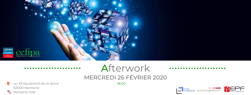 N_Styc's tweet photo. #SaveTheDate

Venez rencontrer les acteurs de nos différents établissements et différentes formations, lors de notre #Afterwork, le mercredi 26 février à 18h au Cefipa !

Nous vous attendons nombreuses et nombreux !

#ingénieurs #Apprentissage #Alternance #Cesi #Cnam #EPF https://t.co/DKuZeHWewc