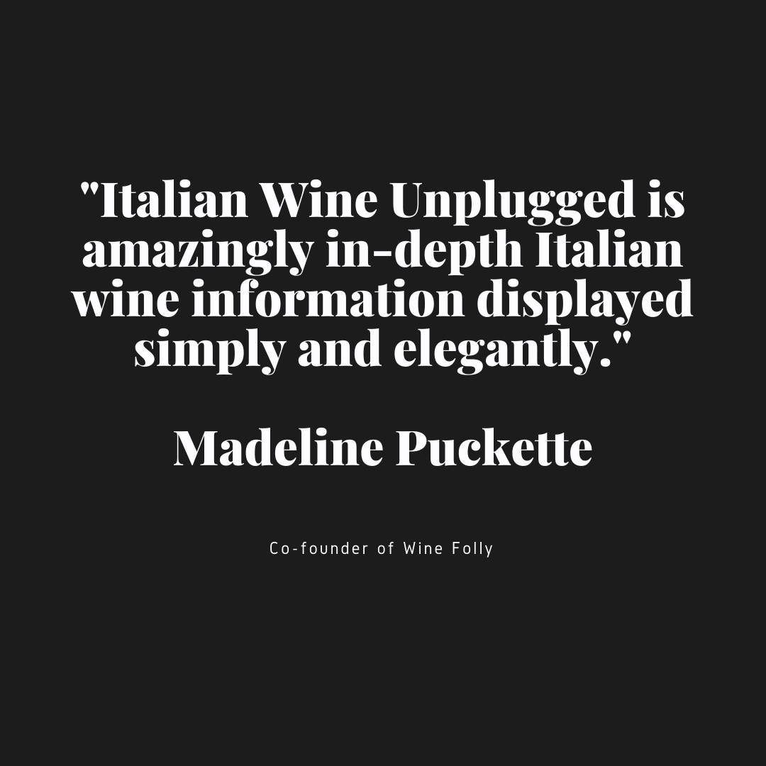 ItalianWineBook's tweet photo. Madeline Puckette, Co-founder of Wine Folly, shares feedback on Italian Wine Unplugged: Grape by Grape ⠀
⠀
Grab your copy NOW on https://t.co/CRVO0btVuU ▶︎ https://t.co/lypKBi6J5X
⠀
#ItalianWineUnplugged #GrapeByGrape https://t.co/qRsM8bxQ8s