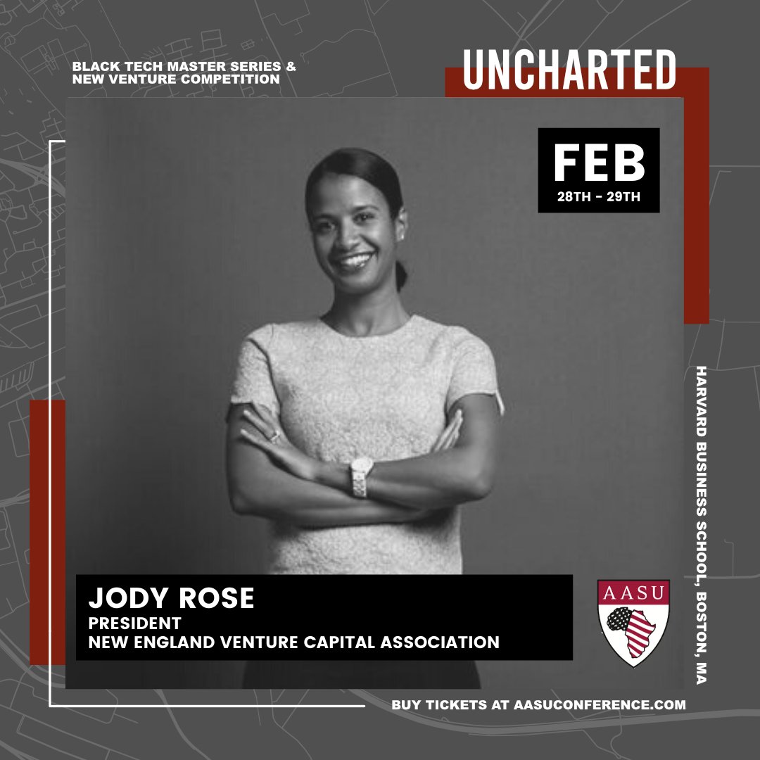 Next Fri. 2/28, African American Student Union @ASSUHBS of <a href="/HarvardHBS/">Harvard Business School</a> kicks off #UnchartedWeekend &amp; our Prez and Cofounder, <a href="/jodyarose/">Jody A Rose</a> will be speaking on how early start-ups can build and motivate a team to enable long term success #BHM