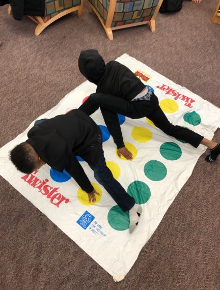Campus of Virginia Randolph (@avr_vrec) on Twitter photo <a href="/AVR_VREC/">Campus of Virginia Randolph</a> 4th grade Twister match in the library ;) Serious lunge action happening in here #librarylife #4thgrade @MissNelsonVREC <a href="/AVR_VREC/">Campus of Virginia Randolph</a> 4th grade Twister match in the library ;) Serious lunge action happening in here #librarylife #4thgrade @MissNelsonVREC