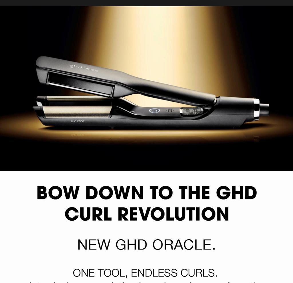 HairdressingRed's tweet photo. MORE STOCK ARRIVING THIS WEEK!! Our first delivery literally flew out the salon !! .... call or pop into the salon for a demonstration of this amazing curling tool ! 🖤🧡🖤#ghd #oracle #ghdoracle #amazingcurls #salon #haircare #redcarpethairdressingcanfordcliffs https://t.co/44ZVNfrZTT