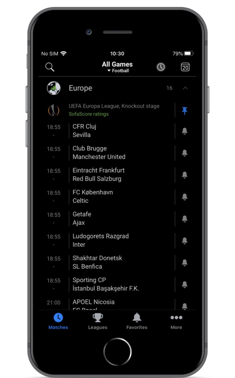 Sofascore Brazil on Twitter "Mais duas novidades no SofaScore para IOS