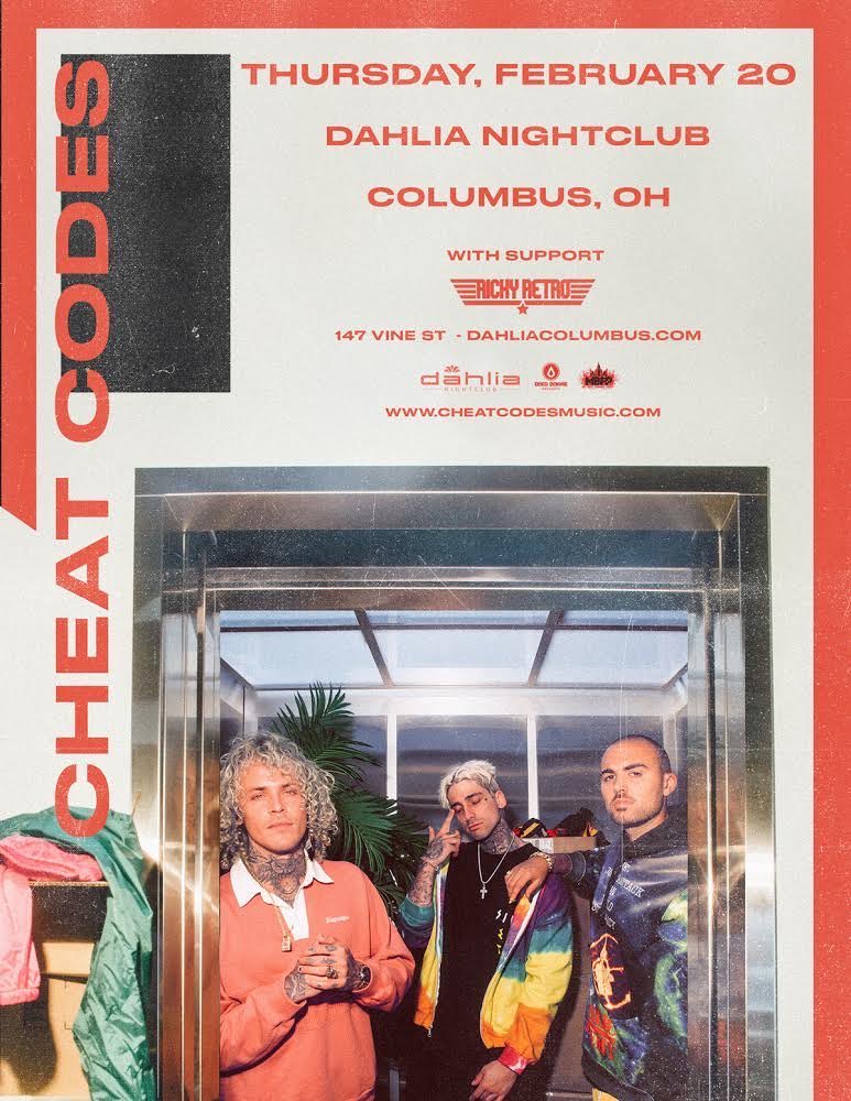 TONIGHT <a href="/CheatCodesMusic/">Cheat Codes</a> makes their way to <a href="/dahliacolumbus/">Dahlia Columbus</a> - Tickets are almost SOLD OUT - Grab yours now - eventbrite.com/e/cheat-codes-…