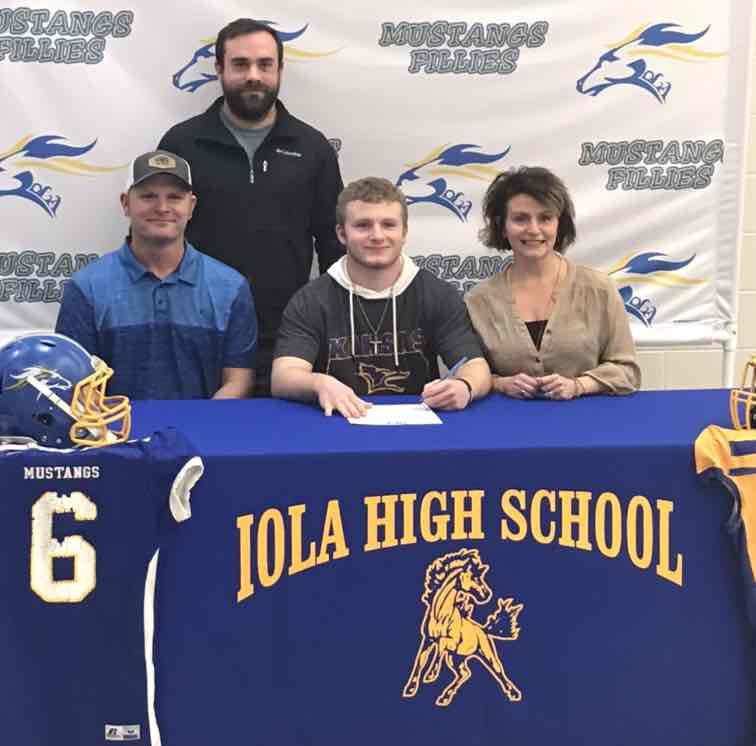 iolahighschool's tweet photo. Congratulations!
  Congratulations to Casen Barker for signing a scholarship to Kansas Wesleyan! Great representation of Iola High School. Good luck next year!!
https://t.co/WRKskjixGA https://t.co/AmYzchRDrX