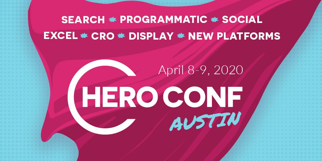 Digital Marketers! Limited seats remain for Hero Conf Austin. Don't miss your chance to

•Attend Hero Conf’s exclusive Facebook Masterclass
•Network at The Container Bar
•Learn from 40+ Expert Digital Marketers &amp; More!

See the schedule >> tinyurl.com/hero-conf