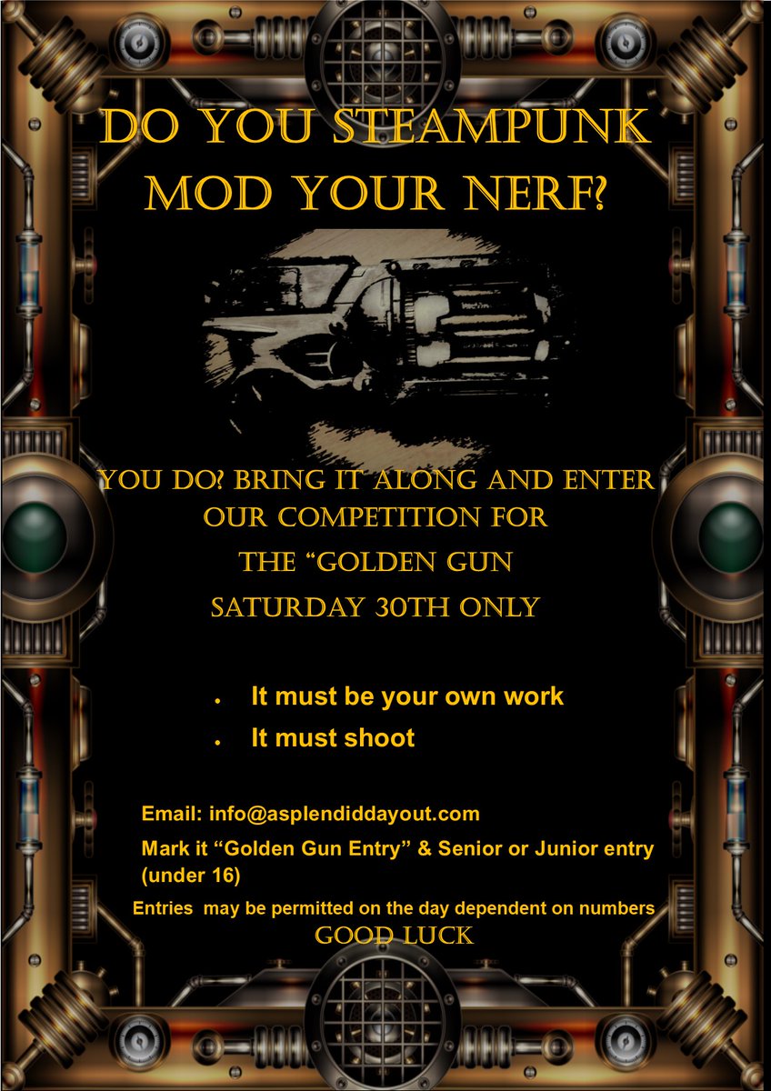 Asplendiddayout #Steampunk #Festival 🎶🎵🎶🎩⚙️🚂 tweet media