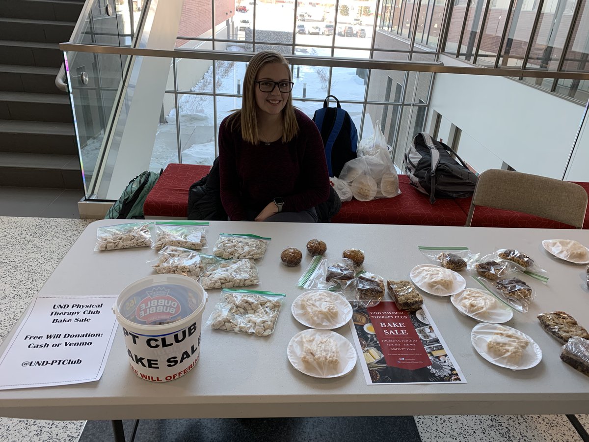 The Physical Therapy Club held their bake sale today to raise funds for members' travel to national American Physical Therapy Association conferences! Thank you to everyone who stopped by!