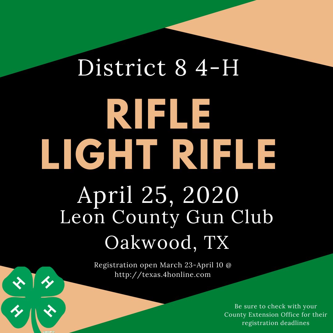 Get those rifles aimed true! Rifle match is coming soon!