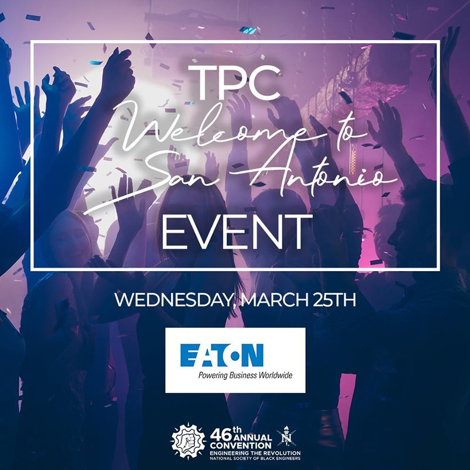 NSBEPros's tweet image. Calling all technical professionals!

Join us as we kick off #NSBE46 with our Welcome to San Antonio event brought to you by Eaton!

See you there!

#nsbe46 #engineeringtherevolution #satx #nsbeconvention