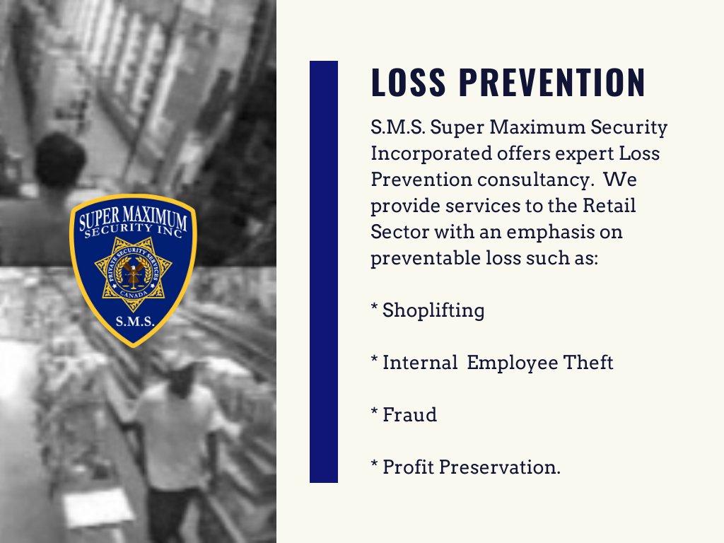 supermaximum7's tweet image. Loss Prevention!!!

Attention!!!  Retail Store Owners And Managers

We provide services to the retail sector with an emphasis on preventable loss such as:

*Shoplifting
*Internal Employee Theft
*Fraud
* Profit Preservation

Call Us Today to Discuss Your Needs!

1-888-8719073