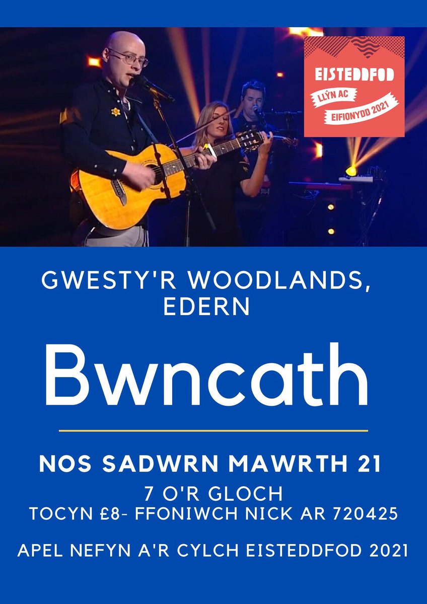 Prynnwch docyn heddiw🎶 #yagym @bwncathband @eisteddfod