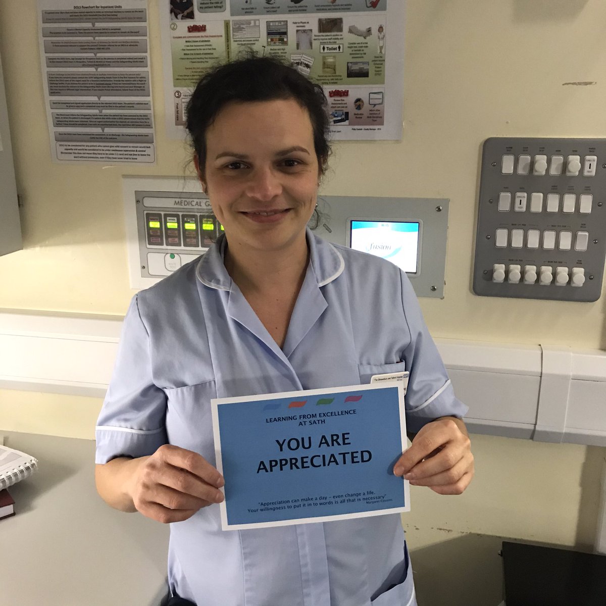 Another #ITUsuperstar ✨Carmen✨ nominated by one of our Consultants for her excellent management of a busy in charge shift 💪🤩🥳 <a href="/sathNHS/">SaTH</a> <a href="/SaTHCritCare/">SATHCriticalCare</a> <a href="/SJaneyD/">JaneyD</a>