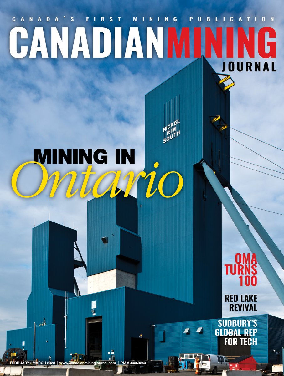 Cdn_Mining_Jrnl's tweet image. Visit us at Booth #805 at the @smecommunity #MineXchange2020 Feb. 23-26 in Phoenix and pick up our brand new Feb/Mar issue!