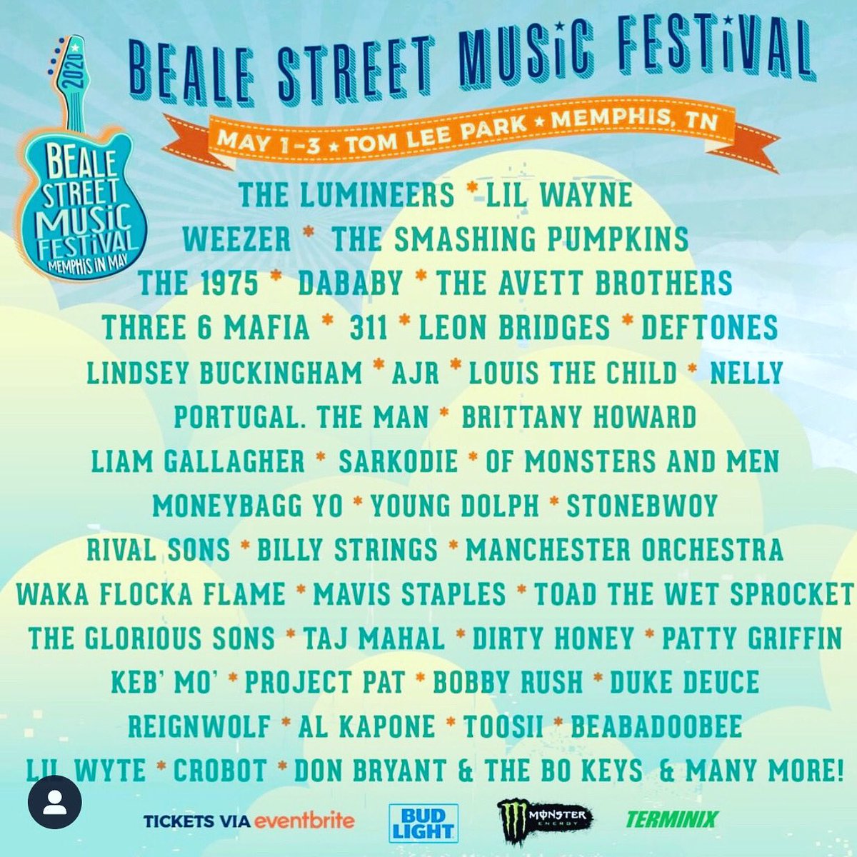 The @bealestreetmusicfest lineup is out! Are you coming this year? If so, better book your room with us NOW! 🎸 See you soon!